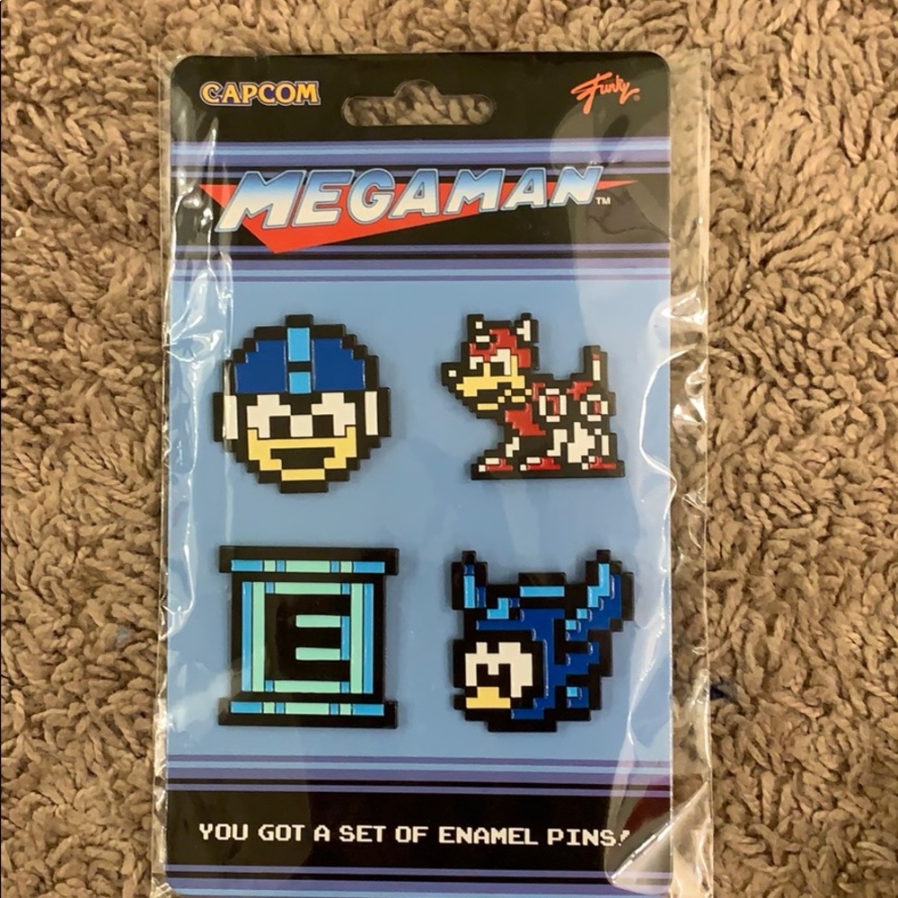 Megaman Enamel Pins